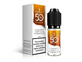 Caramel Vanilla Tobacco 50/50 Universal E-Liquid 10ml - Vapouriz - 50VG 50PG - 3mg / 6mg / 12mg 