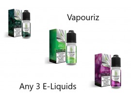 Any 3 E-Liquid - mix & match strength & flavour - Vapouriz 