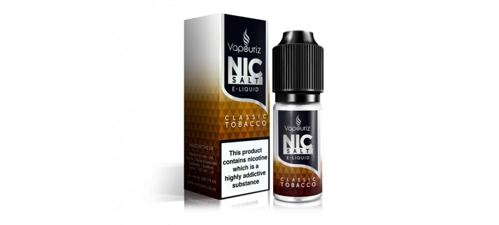 Classic Tobacco Nic Salts E-Liquid - Vapouriz - 10mg / 20mg