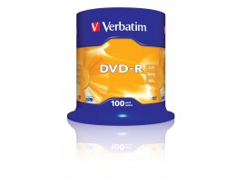 Verbatim 43549 DVD-R 16x  - 100 Pack Spindle 