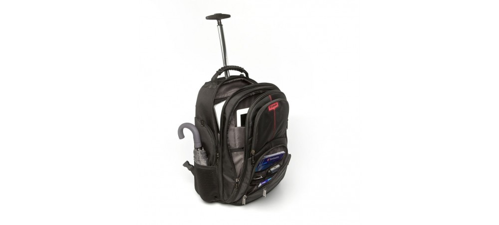 Verbatim Notebook Backpack Roller "Paris" 17" Black - 49852