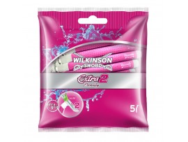 Extra 2 Beauty Disposable Razors by Wilkinson Sword - Pack of 5