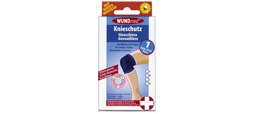 Knee Support - Elastic / Sport - Available in S / M / L / XL - Wundmed