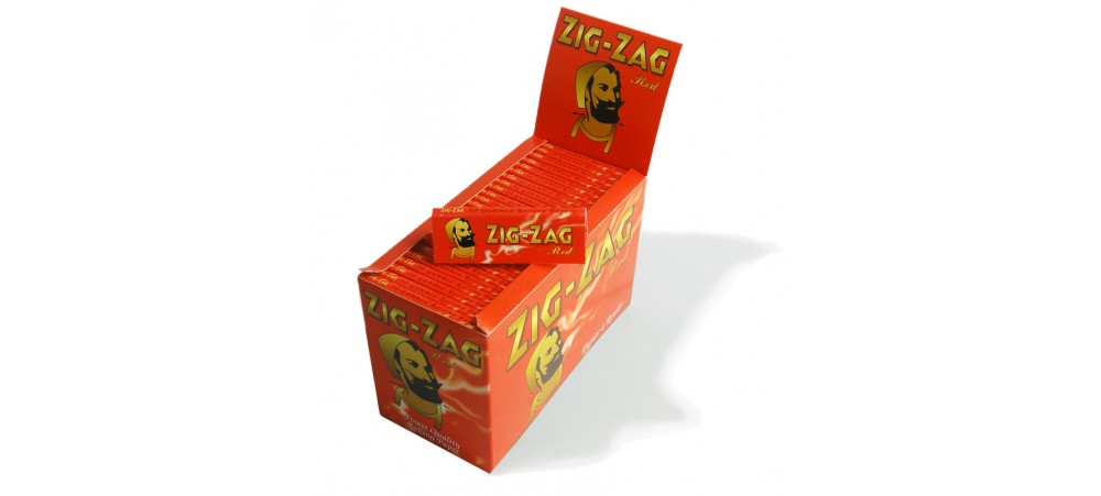Zig-Zag Red Regular Rolling Papers - 5 / 10 / 25 / Box of 100 Booklets 