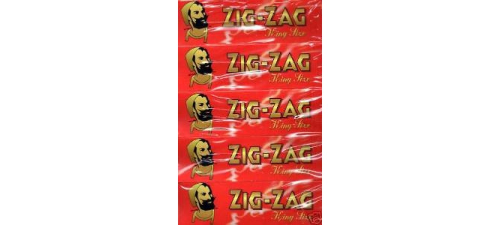 Zig-Zag Red King Size Rolling Papers - 5 / 10 / 20 / 50 Booklets