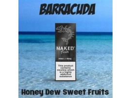 Barracuda (Honeydew Sweet Fruits) 70VG Sub Ohm 10ml Deluxe E-Liquid - Naked Fish - Made in USA - 0MG / 3MG / 6MG