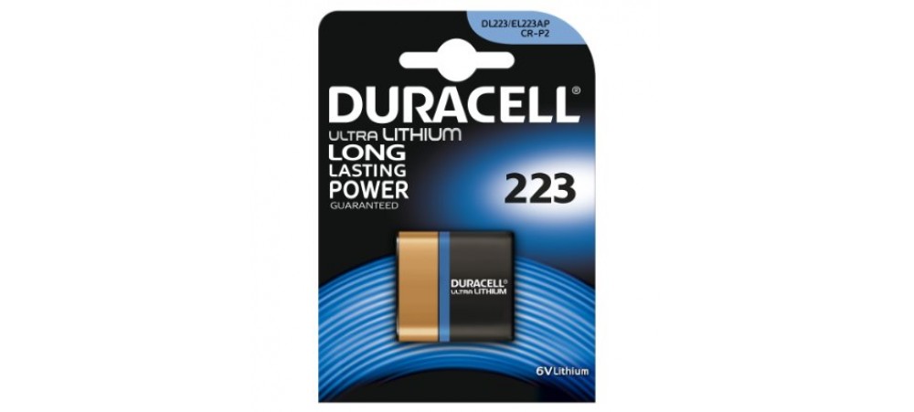 Duracell 223 6V Photo Lithium Ultra Battery